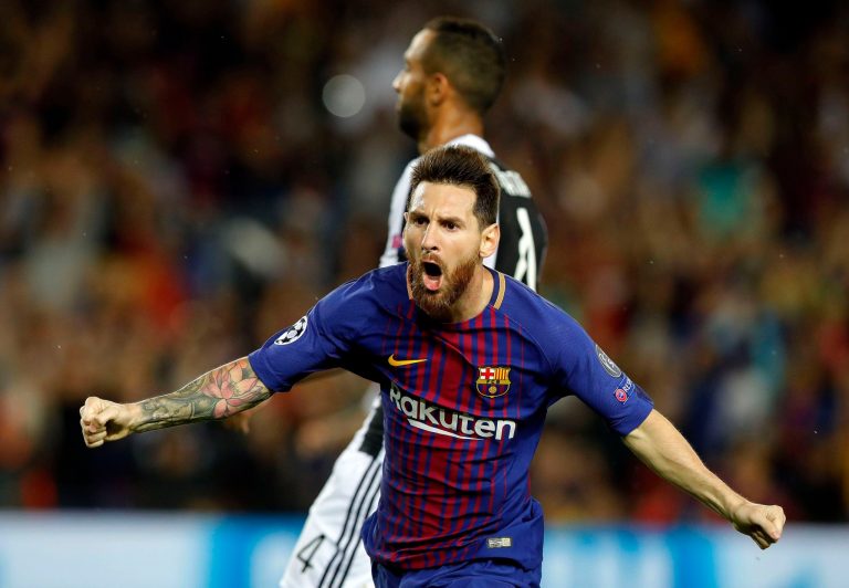 Messi llegó a 100 goles en torneos UEFA