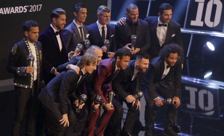 Cristiano, Messi y Neymar en el "once ideal" de FIFA y FIFPro