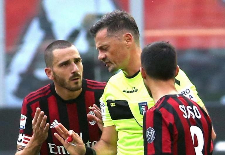 Bonucci suspendido dos fechas en Italia