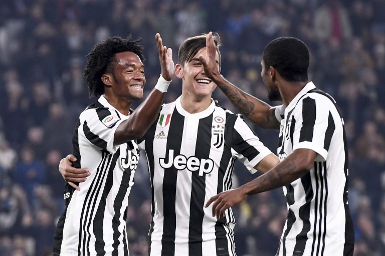 Cuadrado marca en goleada de la Juventus en Italia