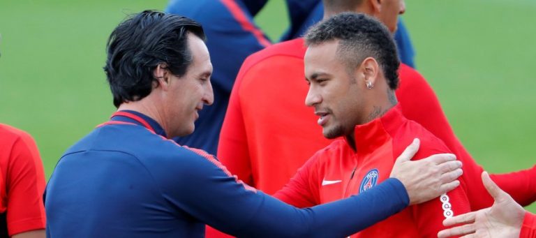 Tensa relación entre Emery y Neymar en el PSG