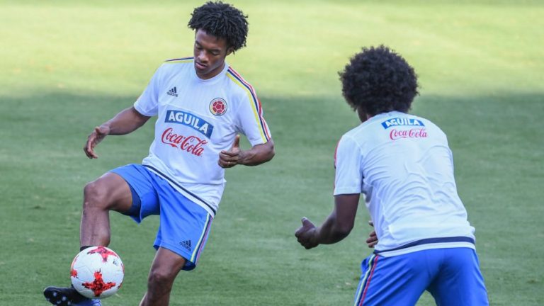 Cuadrado no estará con Colombia ante China