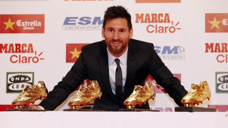 Messi recibe cuarta “Bota de Oro”