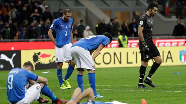 Sorpresivamente Italia quedó fuera del Mundial del 2018