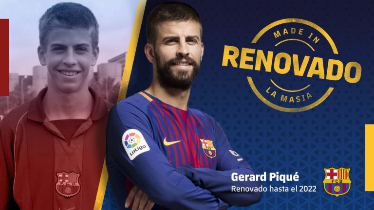 Piqué será culé hasta 2022