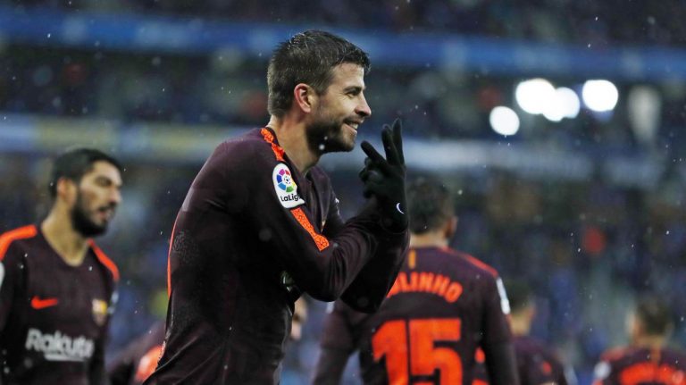 Piqué trabaja en solitario para jugar el jueves