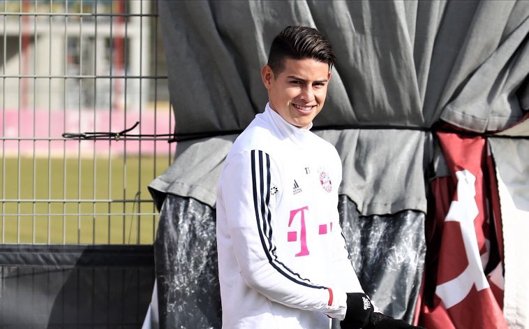 James se pone a punto con el Bayern