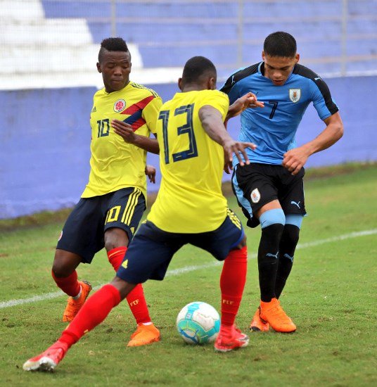 Sub 20 de Colombia venció a Uruguay en amistoso