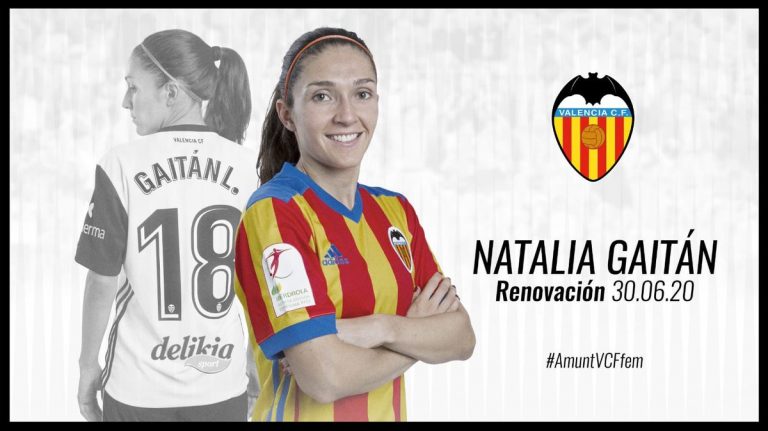 Natalia Gaitán renovó con Valencia de España