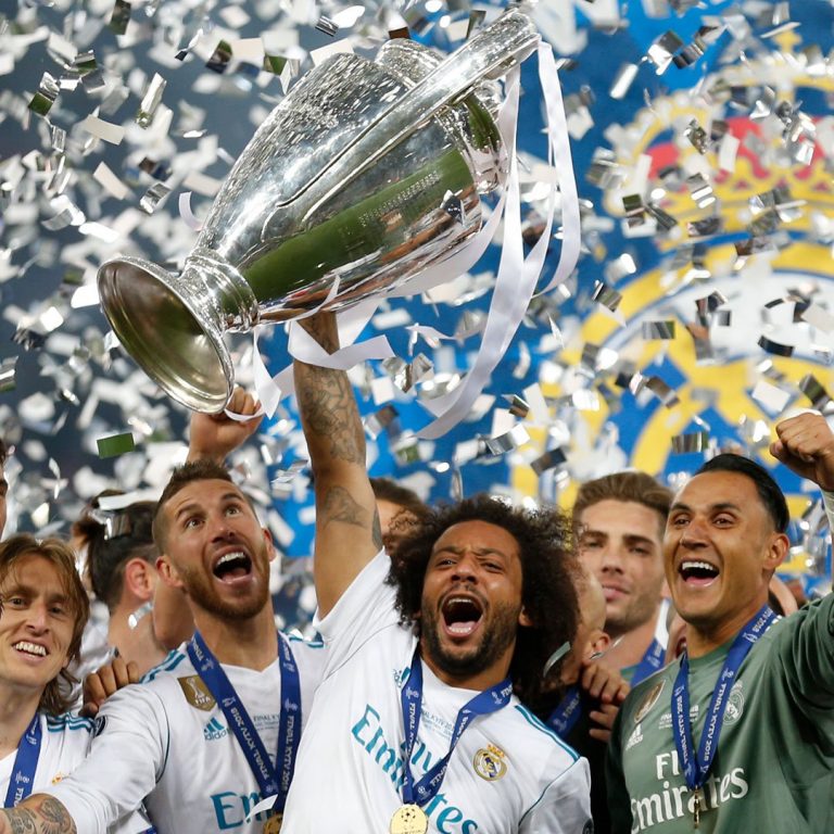 Las celebraciones de los jugadores de Real Madrid