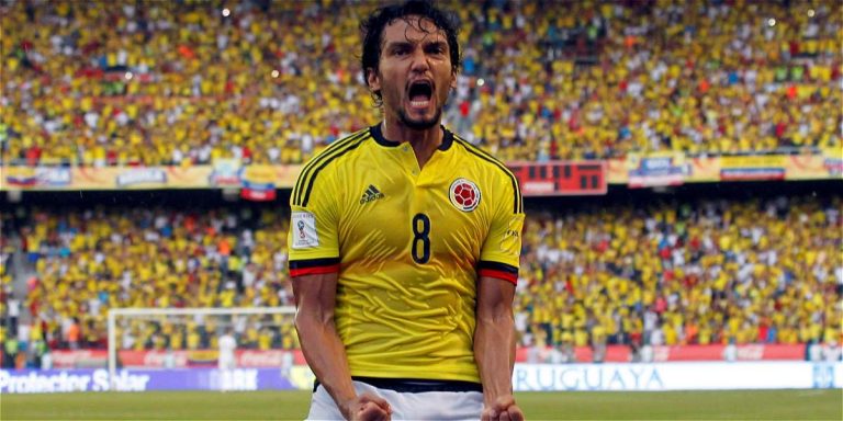 Abel Aguilar practicó con Colombia en Bogotá