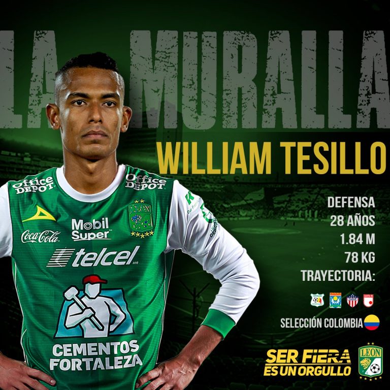 León le da la bienvenida a William Tesillo