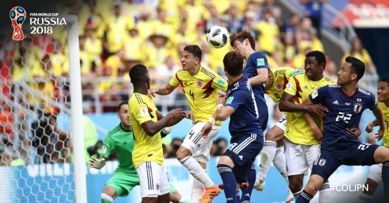 Colombia perdió 1-2 ante Japón en su debut mundialista