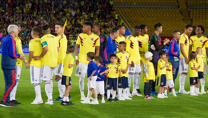 Los dorsales de Colombia para el mundial