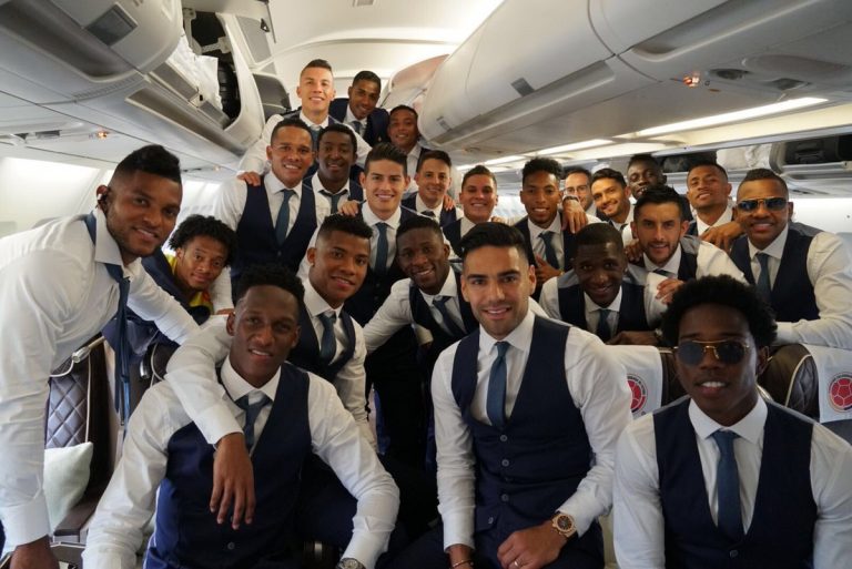 La selección Colombia en camino a Rusia