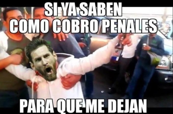 Los memes se burlan del empate de Argentina y el penal de Messi