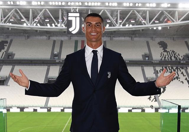 Cristiano se presenta a su primer entrenamiento con la Juventus