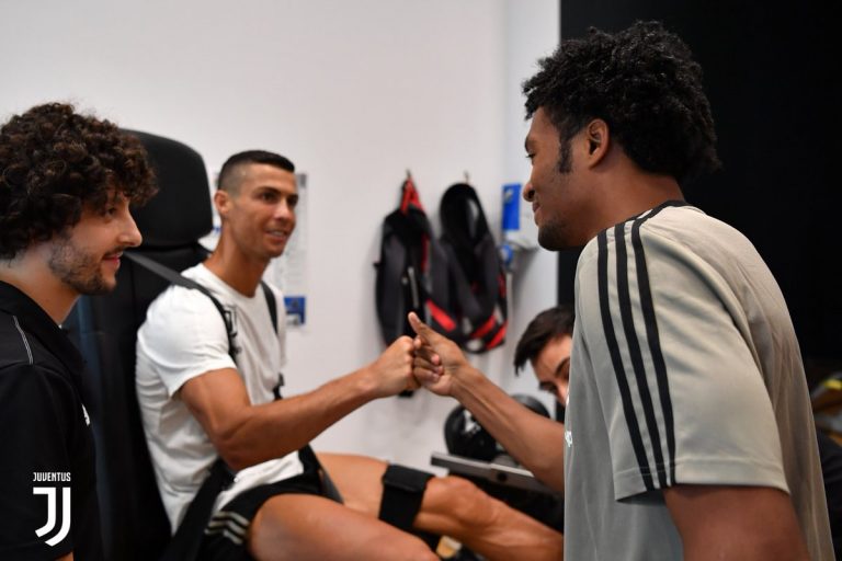 Cristiano y Cuadrado se unieron a la Juventus
