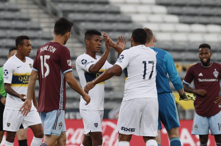 Goles colombianos en cierre de pretemporada de Boca en Estados Unidos