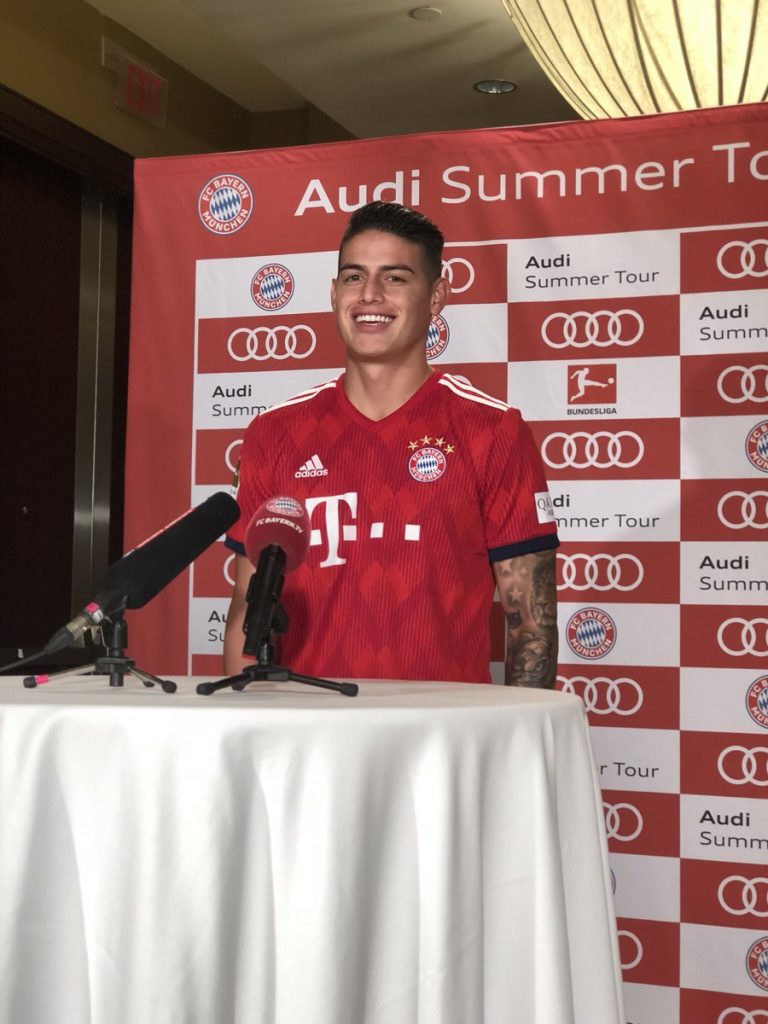 James: "Quiero ganar la Champions con el Bayern"