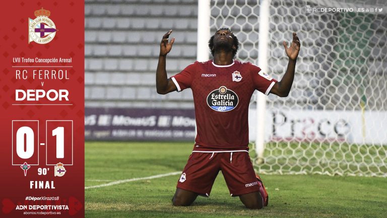 Didier marcó su primer gol con La Coruña