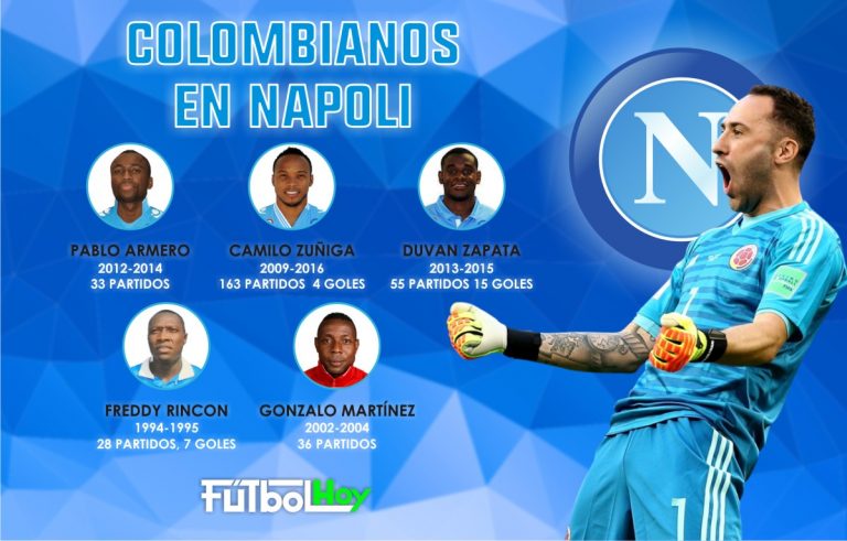 Ospina, sexto colombiano que llega al Napoli