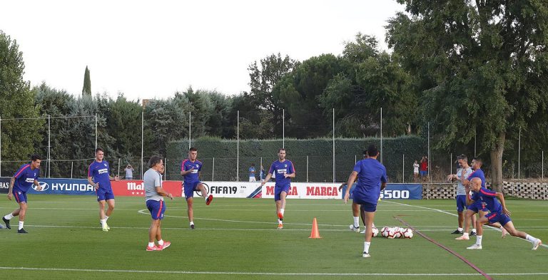 Hijo de Amaranto entrena con plantel del Atlético de Madrid