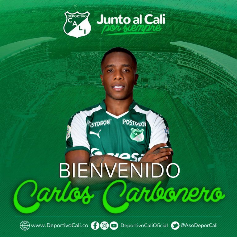 Carbonero jugará con el Deportivo Cali