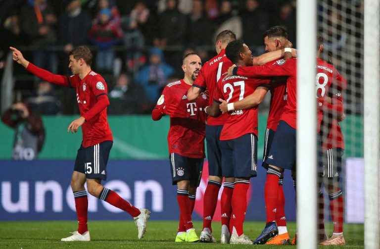 Bayern, sin James, sufrió en la Copa Alemania