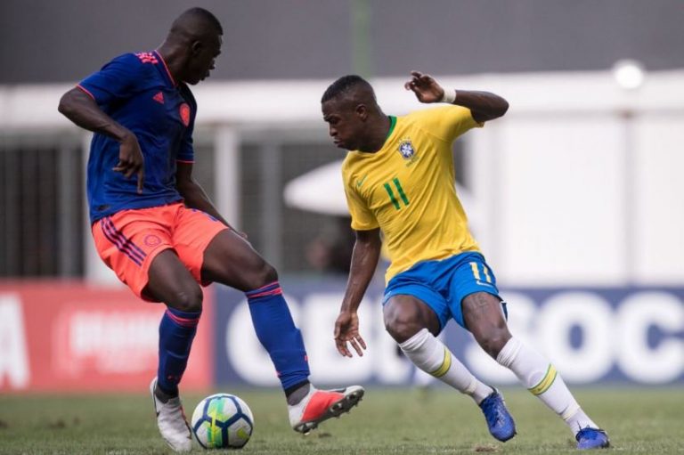 Colombia y Brasil sub 20 empataron amistoso
