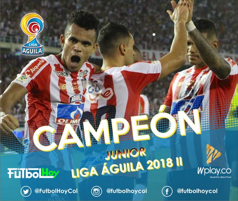 ¡Llegó la octava!, Junior Campeón