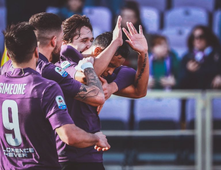 Muriel anotó en goleada de Fiorentina sobre Roma