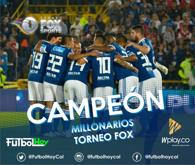Millonarios campeón del Torneo Fox