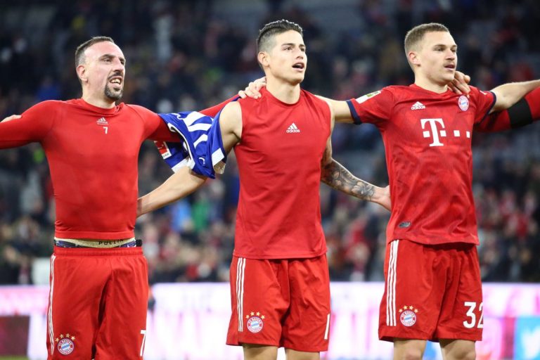 James brilló en victoria del Bayern en Alemania