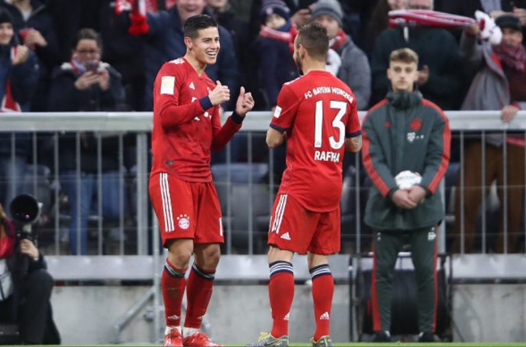 James en duda para Bayern - Friburgo
