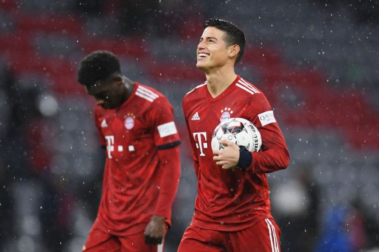 James, el mejor de marzo para los hinchas del Bayern