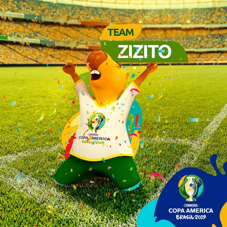 El chigüiro Zizito, la mascota de la Copa América