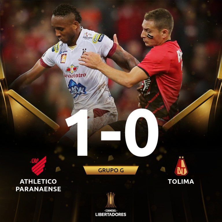 Paranaense venció a Tolima y lo dejó cerca de la eliminación