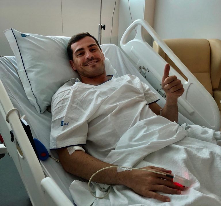 Casillas se recupera satisfactoriamente