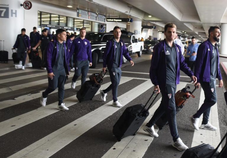 Quintero en pretemporada de River Plate en Estados Unidos