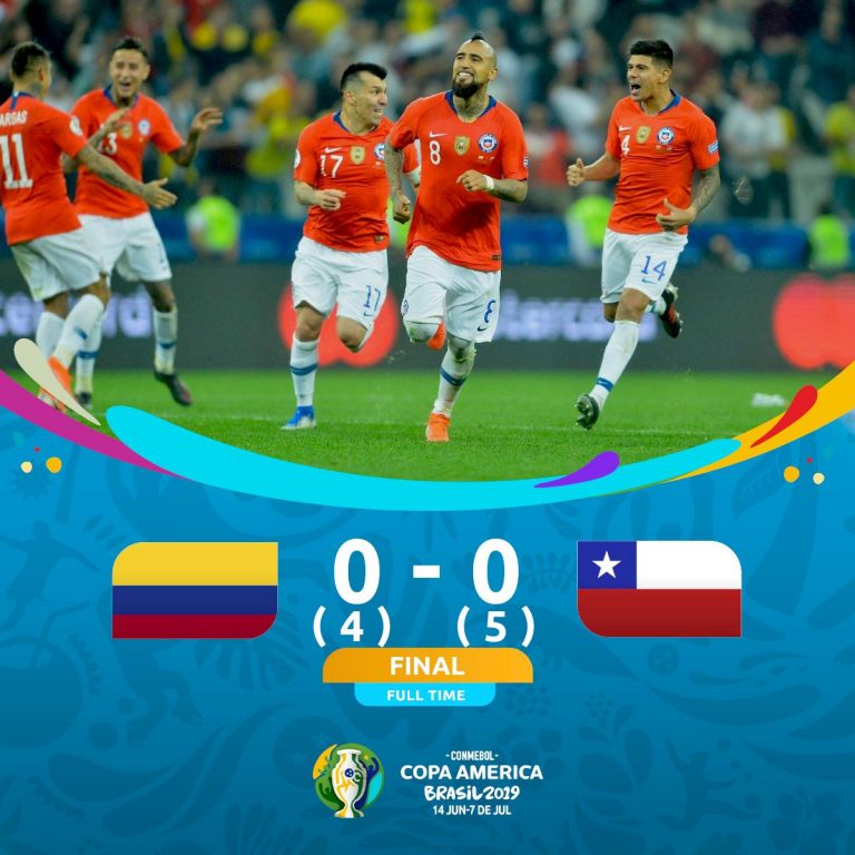 Terminó el sueño: Colombia cayó por penaltis ante Chile