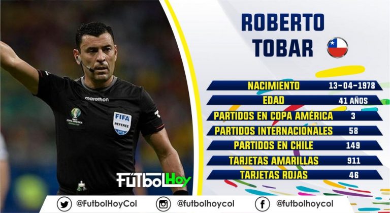 Roberto Tobar, los datos del árbitro de la final