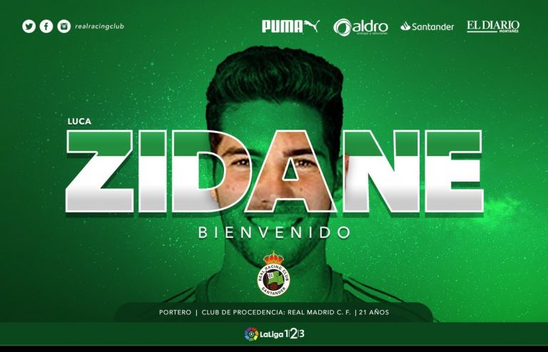 Hijo de Zidane cedido al Racing de Santander