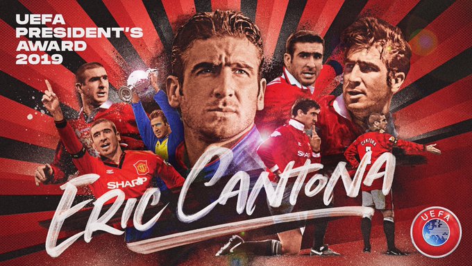 Cantona será premiado por la UEFA