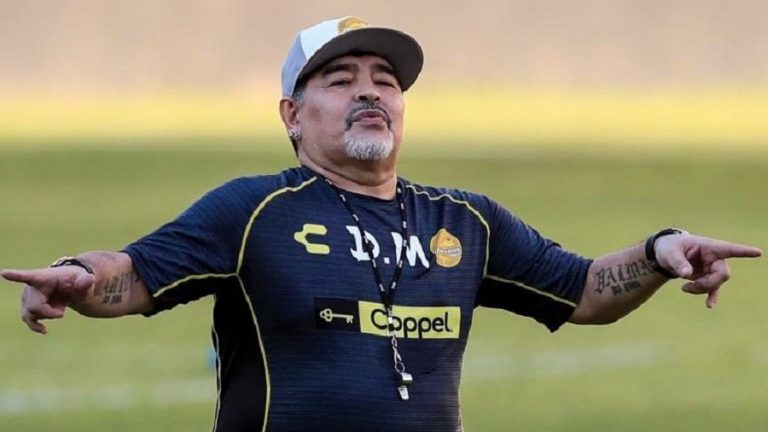 Maradona se acerca a Gimnasia