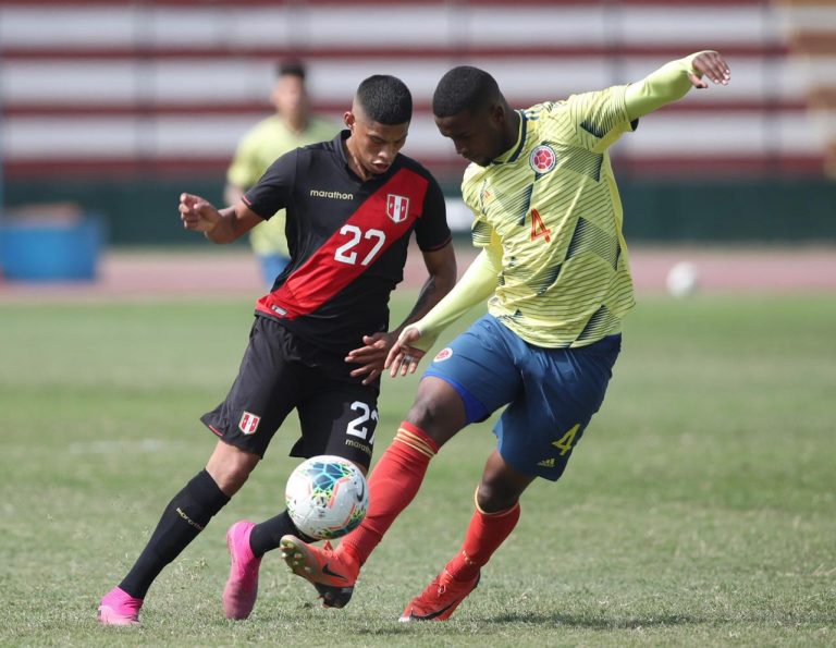 Colombia perdió ante Perú sub 23