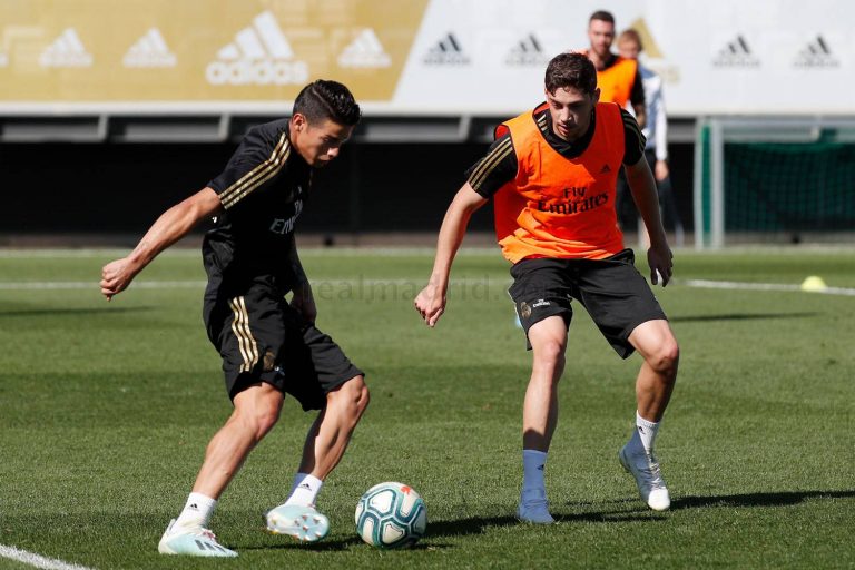 James reanudó entrenamientos con Real Madrid