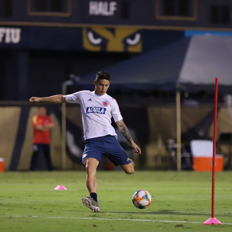 James se lesionó y no jugará ante Perú