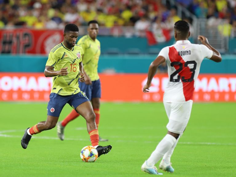 Las mejores imágenes de la victoria de Colombia frente a Perú