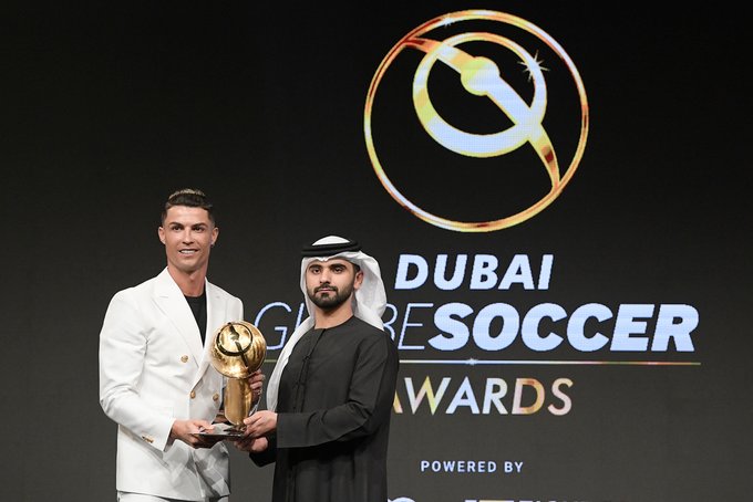 Cristiano ganó el Globe Soccer 2019